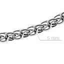 Цепь ручной работы из серебра