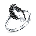 Кольцо из белого золота с бриллиантами