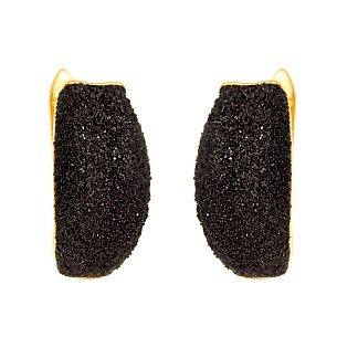 Серьги с английским замком из серебра