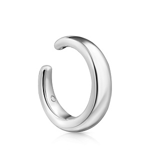 Серьга одиночная из серебра