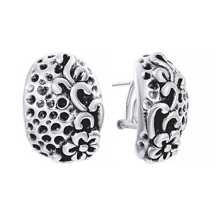 Серьги из серебра