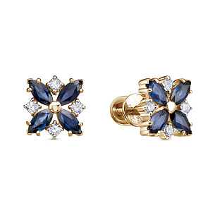 Серьги Пусеты