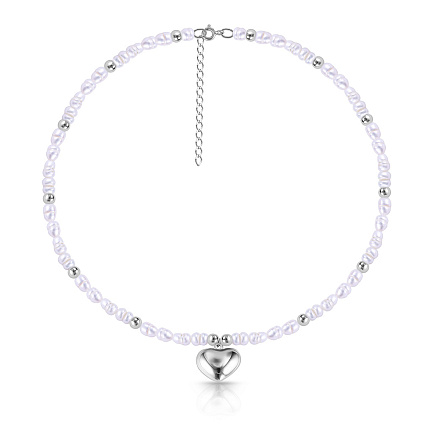 Колье из серебра с жемчугом