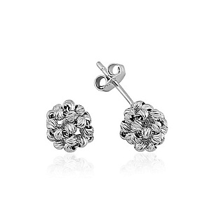 Серьги из белого золота