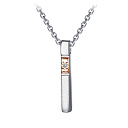 Колье из серебра с бриллиантом