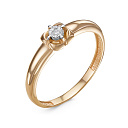 Кольцо из белого золота с бриллиантами