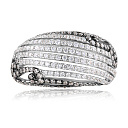 Кольцо из белого золота с бриллиантами