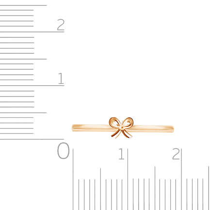 Кольцо из красного золота