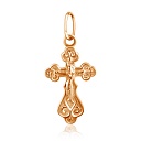 Крест из красного золота