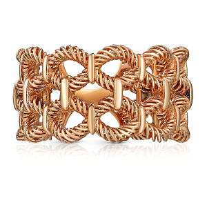 Кольцо из красного золота