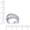 Кольцо из серебра с фианитом