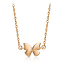 Колье из красного золота, плетение якорное