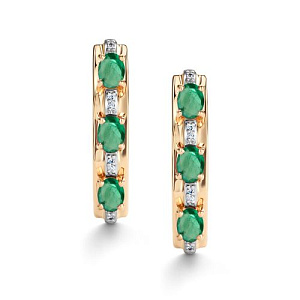 Серьги с английским замком 26456-101