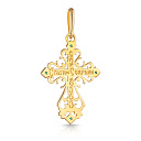 Крест из желтого золота