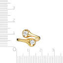 Кольцо из желтого золота с бриллиантами