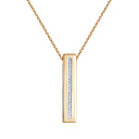 Колье из красного золота с бриллиантами