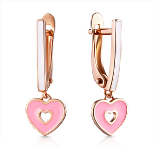 Серьги детские из серебра