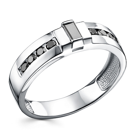 Кольцо из белого золота с бриллиантами