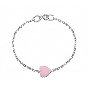 Браслет декоративный из серебра с эмалью