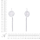 Серьги с английским замком из серебра с жемчугом