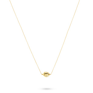 Колье из серебра с циркониями