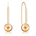 Серьги из красного золота