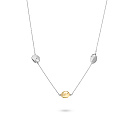 Колье из серебра с фианитами