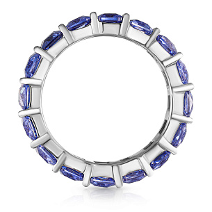 Кольцо из серебра с цирконием