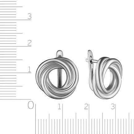 Серьги из серебра