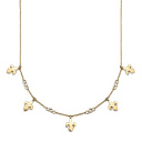 Колье из желтого золота