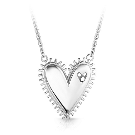 Колье из серебра