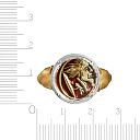 Кольцо из желтого золота с бриллиантами