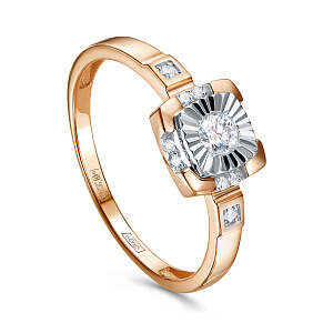 Кольцо из красного золота