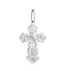 Крест из белого золота