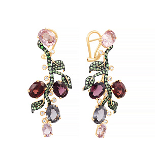 Серьги из желтого золота