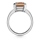 Кольцо из серебра с позолотой