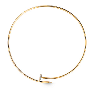 Колье из желтого золота с бриллиантами