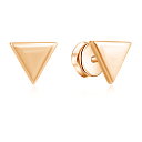 Серьги из красного золота