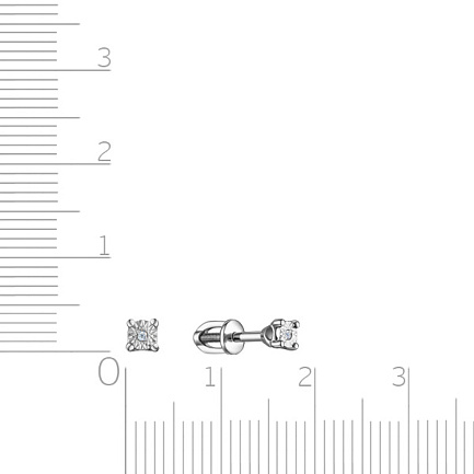 Серьги Пусеты