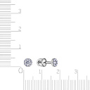 Серьги Пусеты