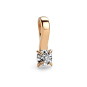 Подвеска из красного золота