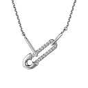 Колье из белого золота с бриллиантами