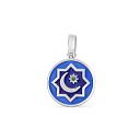 Подвеска из серебра с фианитом