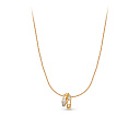 Колье из желтого золота с бриллиантами