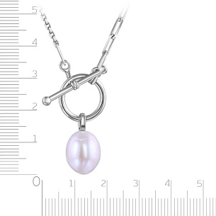 Колье из серебра с жемчугом