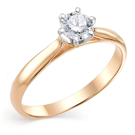 Кольцо из красного золота