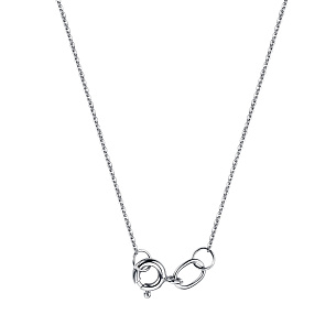 Колье из серебра с бриллиантом