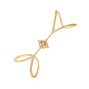 Кольцо из желтого золота с бриллиантами