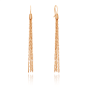 Серьги из красного золота