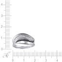 Кольцо из белого золота с бриллиантами